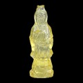 Guanyin geschnitzter Zitronenquarz natur 19.69ct