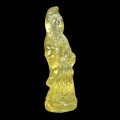 Guanyin geschnitzter Zitronenquarz natur 19.69ct