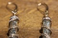 Goldohrringe 10k Diamanten Topas Zertifikat