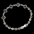 Armband 925 Smaragde Saphire Markasit Rubine