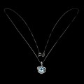Sky Blue Topas Silberkette 925 natur 20