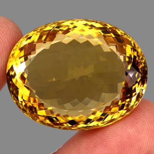 Citrin Naturstein 92,39 ct zertifiziert