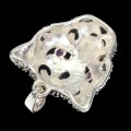 925 Sterling Silber Natürlicher Markazit Rubin Tiger Anhänger