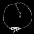 Zartes Silberarmband mit London Topas Granat