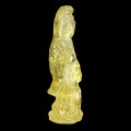 Guanyin geschnitzter Zitronenquarz natur 15,86ct