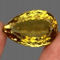 Citrin Naturstein 89,78ct VVS AAA riesig