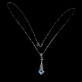 Sky Blue Topas Silberkette 925 natur 23