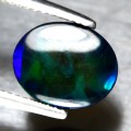 Opal Schwarz 2,74 ct Naturstein AAA