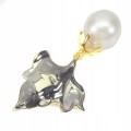 Anhänger aus 925er Sterlingsilber natürliche Barockperle