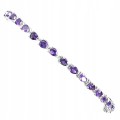 Natürliches Amethyst Armband aus 925er Sterlingsilber Wunderschön