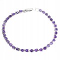 Natürliches Amethyst Armband aus 925er Sterlingsilber Wunderschön