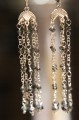 Ohrringe aus 18 Karat Gold mit schwarzen Diamanten zertifiziert