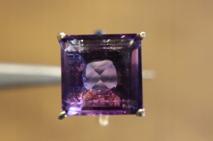 Wunderschöner natürlicher Amethyst Ring Größe 14,5