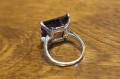 Wunderschöner natürlicher Amethyst Ring Größe 14,5