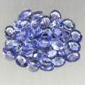 Tansanite Natursteine ​​IF-VVS 5,37 ct 40 Stk