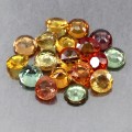 Songea Saphire Natursteine ​​5,29 ct 18 Stück