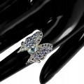 Ring Größe 16,5 Tansanite Saphire Aquamarin 925