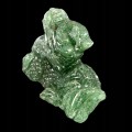 Drache gemeißelter Aventurin Naturstein 69,63 ct
