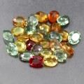 Saphire Songea Natursteine ​​4,3 ct 28 Stück