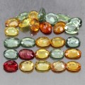 Saphire Songea Natursteine ​​4,3 ct 28 Stück