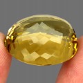 Natürliche Citrin 61,85 ct IF riesig