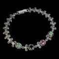Armband Rubine Markasit Smaragde Saphire 925